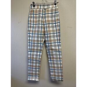 MSGM Milano Official Tweed Knit Trouser Tapered Pants Women's 26 Classic Chic